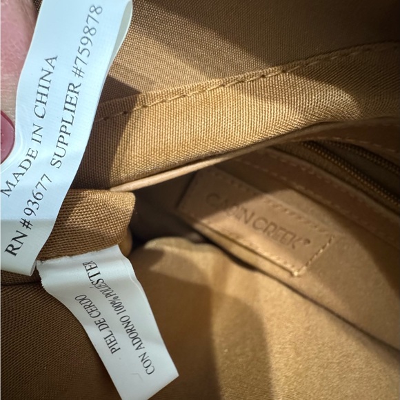 Cabin Creek Tan Shoulder Bag with Tassel NWOT - Picture 8 of 12